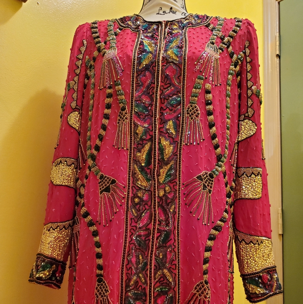 Vintage Laurence Kazar Sequin Blazer